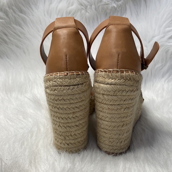 Treasure and Bond Sannibel Leather Espadrilles Wedges Size 6.5 - Picture 5 of 9